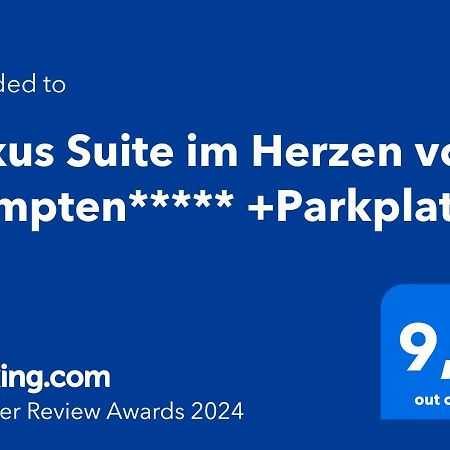 Luxus Suite Im Herzen Von Kempten***** +Parkplatz 外观 照片