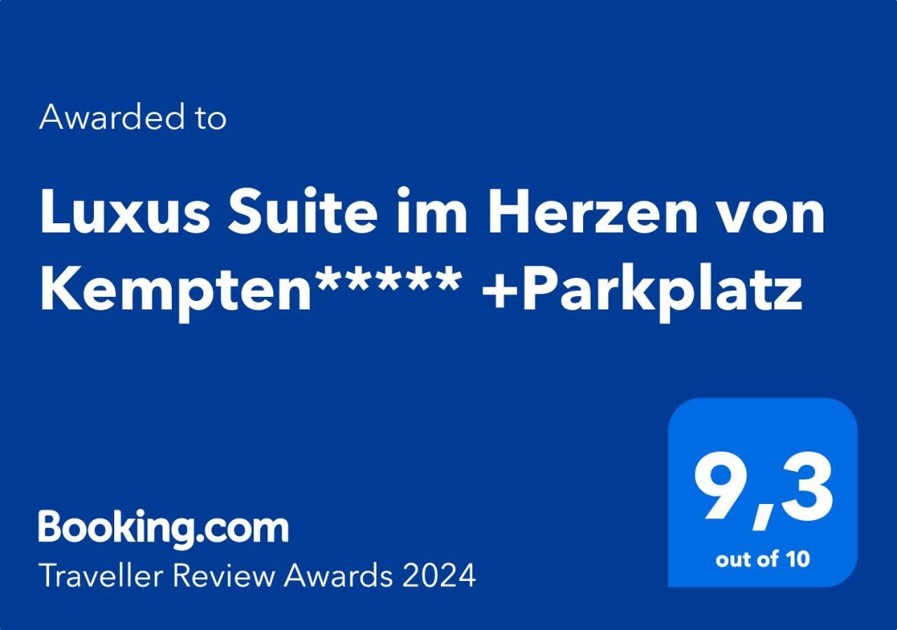 Luxus Suite Im Herzen Von Kempten***** +Parkplatz 外观 照片